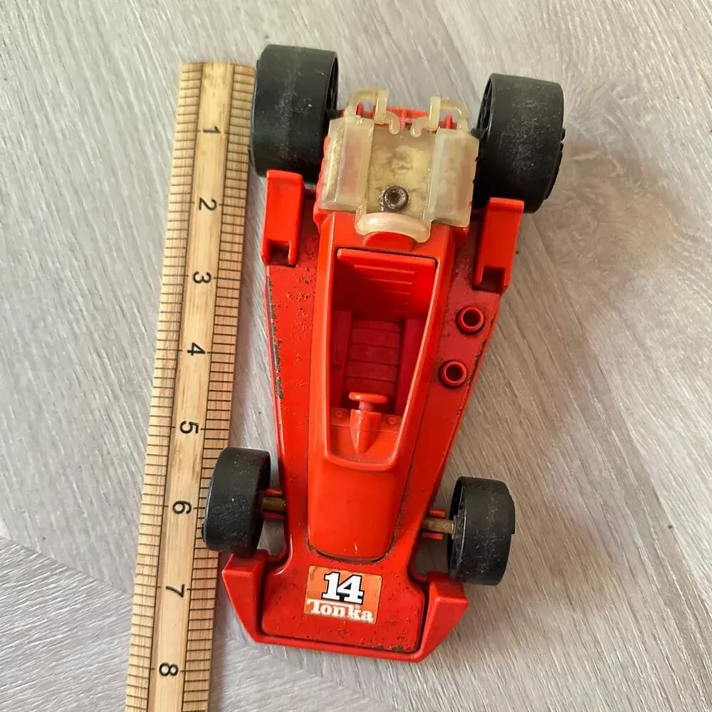 Vintage Tonka A J Foyt Racing Team Van Race Car 1979
